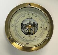BAROMETER TAYLOR INSTRUMENT - MARITIME - BRASS CASE picture
