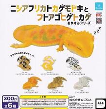 African fat-tailed gecko All 6 variety set Gashapon toys picture
