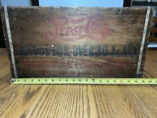RARE 1929 Pepsi Cola Double Dot Wood Crate Rapids Beverage CO Wisconsin Rapids picture