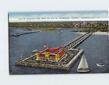 Postcard Aerial View of Municipal Pier St. Petersburg Florida USA picture