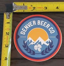 DENVER BEER Brewing Co Vinyl Sticker ~NEW Craft Beer Brew Brewery Logo Decal~ picture