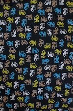 30s 40s Novelty Cotton Fabric Critters 35