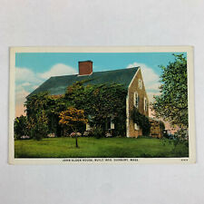 Postcard Massachusetts Duxbury MA John Alden House 1930s Unposted White Border picture