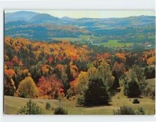Postcard Autumn on Picturesque Vermont USA picture
