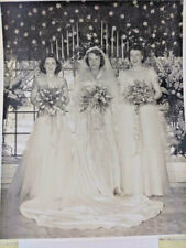 Vintage Wedding Photograph Bride & Bridesmaids ~ Ships FREE picture