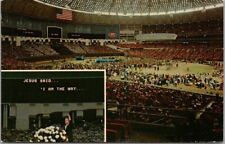 Vintage 1965 BILLY GRAHAM CRUSADE Postcard Houston Astrodome / 2 Views - Unused picture
