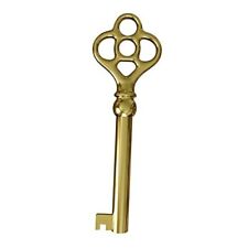 KY-3 Hollow Barrel Brass Plated Replacement Skeleton Key for Pack of 1 picture