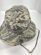 ABU USAF Air Force Boonie Hat Men Size 7 3/8 Bucket Hat  Tiger Stripe Camo NWOT picture