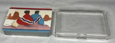 Maack Playing Cards Mountain Scene Mid Century Vintage Sealed w/ Plastic Case picture