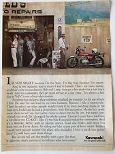 1975 Kawasaki KZ-400D Motorcycle Print Ad picture