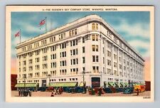 Winnipeg-Manitoba, Hudson's Bay Company Store, c1954  Vintage Postcard picture