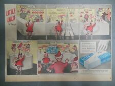 Kleenex Tissue Ad: Little Lulu by Marge'  Gone Fishing  1944 11 x 15 inches picture
