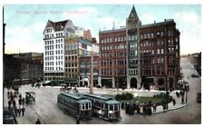 PIONEER SQUARE,SEATTLE,WASHINGTON.VTG EARLY POSTCARD*B11 picture