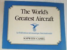 Franklin Mint Sopwith Camel THE WORLDS GREATEST AIRCRAFT Original COA  picture