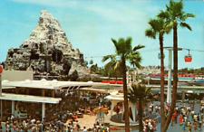 Disneyland California Tomorrowland Terrace Mattahorn 1973 Postmark Postcard picture