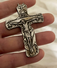 Vintage Amazing Pendant Cross, Crucifix, The Tertium Millennium-damaged picture