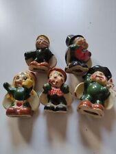 Vintage Lot Of 5 Ceramic Ladybug Figurine Bee Beetle Insect Occupied Japan picture