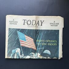 Vintage Man’s Odyssey To The Moon Special  Keepsake Edition Newspaper July 1969 picture