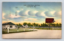 c1956 The Springs Motel US 68 Lexington Kentucky KY Roadside America Postcard picture