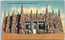 Postcard - Museum in Petrified Wood Park, Lemmon, South Dakota picture