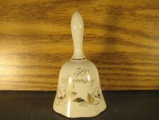 50th Wedding Anniversary Gift Porcelain Bell Japan picture