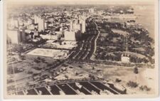 RPPC Biscayne Blvd Miami Florida FL - Aerial View - 1940s-Vintage Miami Postcard picture