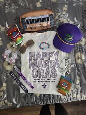 New Orleans Mardi Gras 2024 Krewe Of Iris 11 Items T-shirt Hat Sunglasses & More picture