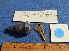 1940s Cabinet Lock - Chicago lock with key C 1811 - 5/16-18 SAE threaded post picture