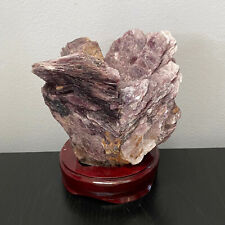 Raw Purple Lavender Lepidolite Crystal Specimen Healing 4.25 lb 1925 g 5.5