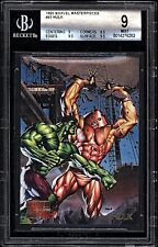 1995 Marvel Masterpieces #41 HULK BGS 9 Mint Graded Card Avengers Pop 2 picture
