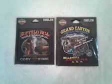 Harley Davidson Patches Lot of 2  Buffalo Bill/Grand Canyon  picture