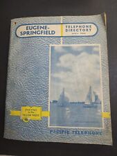 Vintage 1958 Eugene-Springfield Oregon Telephone Directory picture