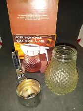 Vintage Stainless Steel Syrup Container  picture