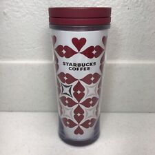 Starbucks 2009 Collectible Red Heart 12oz. Coffee Travel Cup Tumbler Mug picture