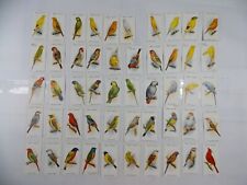 Players Cigarette Cards Aviary & Cage Birds 1933 Complete Set 50 picture