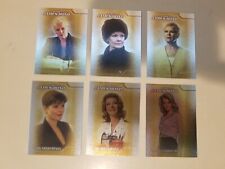 James Bond 007 Women Of MI6 Gold Foil 6 Card Set M Moneypenny Dench COOL picture