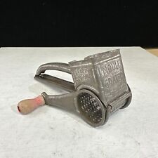 Vintage Mouli Crank Metal Cheese Grater orange Handle Made in France picture