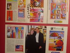 Great Artist Peter Max Autograph picture