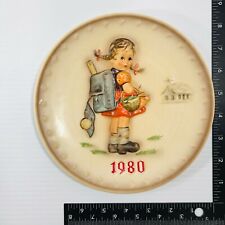 M.J. Hummel 1980 10th Annual Plate, School Girl Collectors Plate Number 273 picture