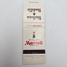 Vintage Matchcover Marriott Hotels Sirloin & Saddle Restaurants picture