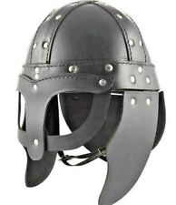 100% Genuine Leather viking Nordic Nasal helmet Game of thrones Costume Gift picture
