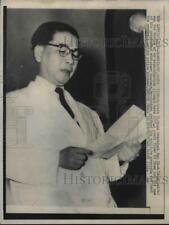 1957 Press Photo South Vietnam President Ngo Dinh Dimm in Banmethout picture