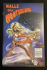 HALLE THE HOOTERS GIRL #1 Collector's Edition Recalled Cabbage Comics 1998 picture