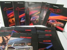 1985 Chevrolet Dealer Brochures Lot El Camino Camaro Truck S10Blazer - GL333 picture