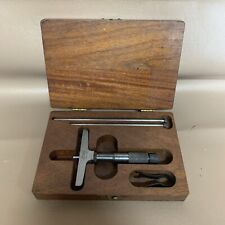 Vintage The Lufkin Rule Co. No. 513 Depth  Micrometer Set With Box picture