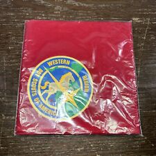 Vintage Boy Scouts of America Red neckerchief Western Region BSA picture