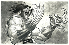 Wolverine Original Art by Roger Cruz 11x17 picture