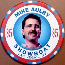 $5 Casino Chip. Showboat, Las Vegas, NV. Mike Aulby. W15. picture