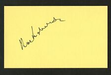 Ralph Richardson d.1983 signed autograph auto 3x5 card Actor in Dr. Zhivago C601 picture