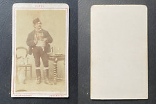 Unterberger, Innsbruck, Man in Regional Costume of Tyrol, Tyrol, circa 1870 CD picture
